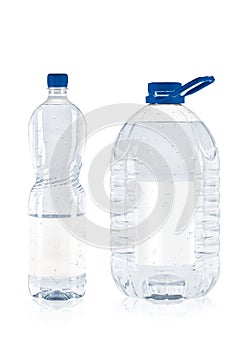 Two plastic bottle