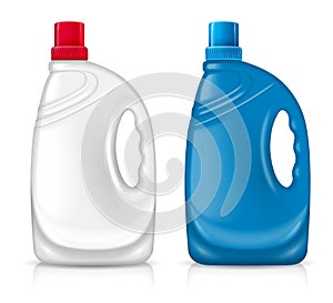 Two plastic bottle