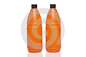 Two plastic bottle