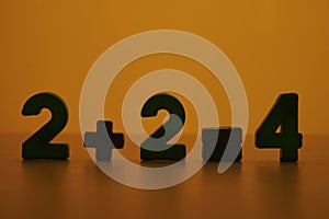 Two plus two equals four