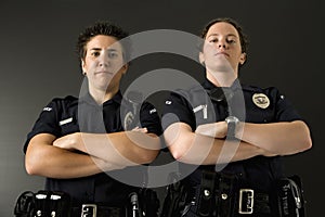 Two policewomen.