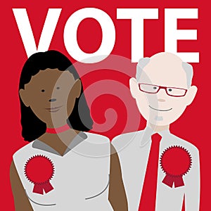 Vote labour political candidates uk photo