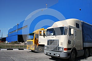 Two powerful lorries