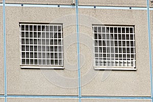 Two prison windows