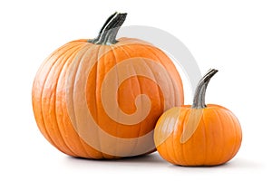 Two pumpkins