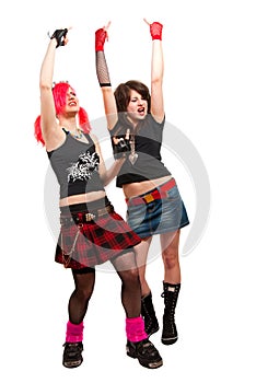 Two punk girls