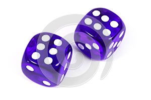 Two Purple Dice