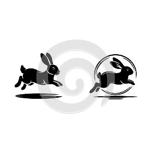 two rabbit icons