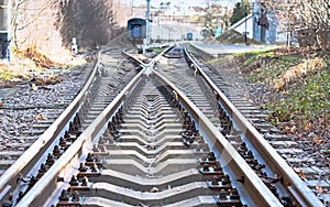 Two railway tracks