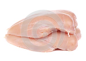 Two raw chicken breast.