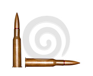 Two rifle bullets