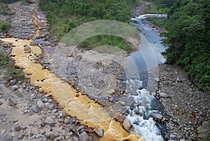 Two rivers converging photo