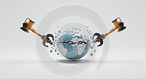 Robotic Destruction of Earth