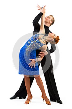 Two rocknroll dancers.