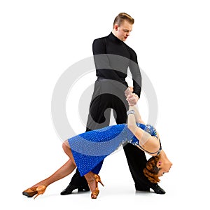 Two rocknroll dancers.