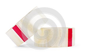 Two rolls of adhesive tape photo
