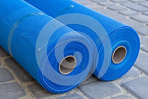 Two rolls of mesh,The grid for building in a roll is for walls on the house