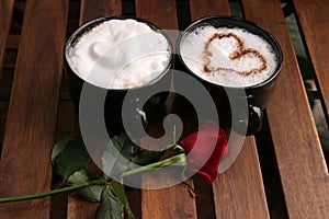 Two Romantic Coffees photo