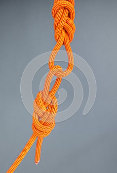 Two ropes connected among themselves