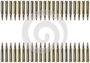 Two rows of bullets