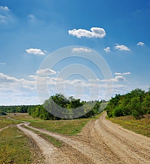 Two rural roads