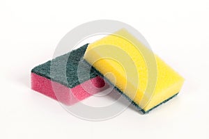 Two scouring sponges