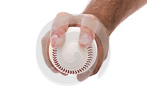 Two seam fastball grip