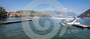 Two seaplanes, Como