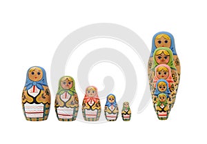 Two sets of matreshkas