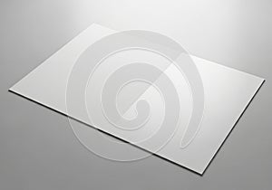 Creates subtle shadows, emphasizing the paper's orientation and