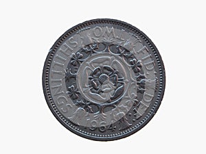 Two shillings coin