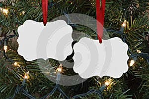 Two Sided Benelux Christmas Ornament Mockup
