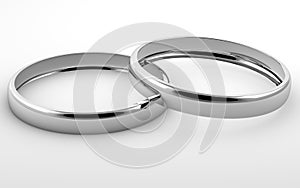 Two silver rings