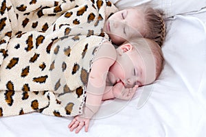 Two sleeping child