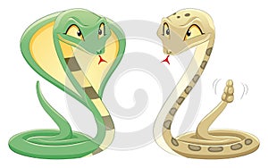 Two Snakes: Cobra and Pit Viper.