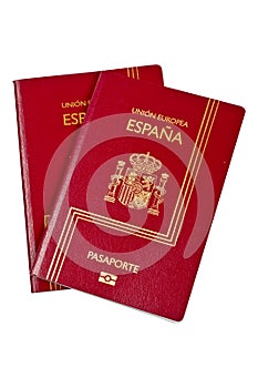 Two Spain passports