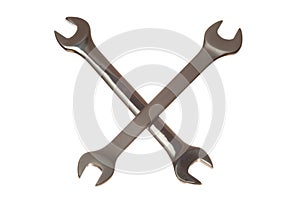 Two spanners or wrenches