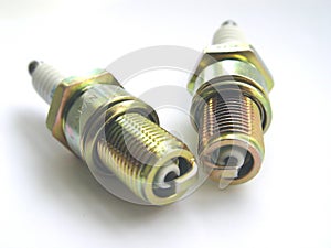 Two Spark Plugs