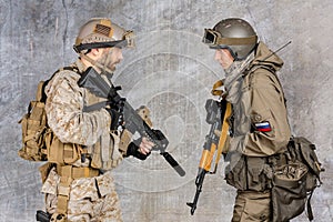 Two special force soldiers