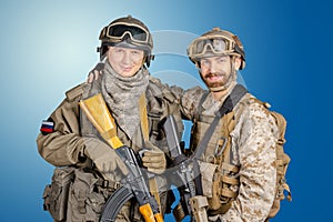 Two special force soldiers