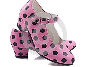 Two speckles shoes