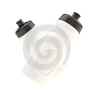 Two sport drinking bottles