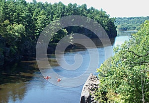 Two St. Croix River Paddlers