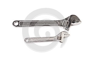 Two Steel Monkey Wrenches