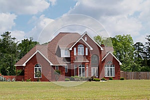 Two Story Brick Residential Home