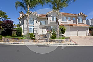 Two Story Mediterranean Styled Home