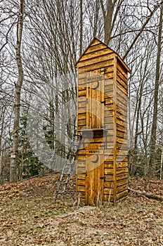 Two-story Outhouse for Voters and Politicians