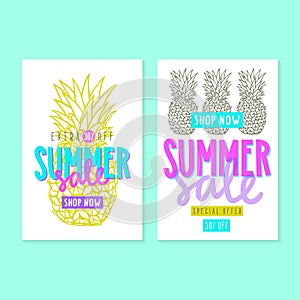 Two summer sale templates.