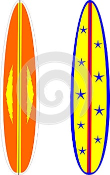 Two surf boards