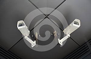 Two surveillance cameras